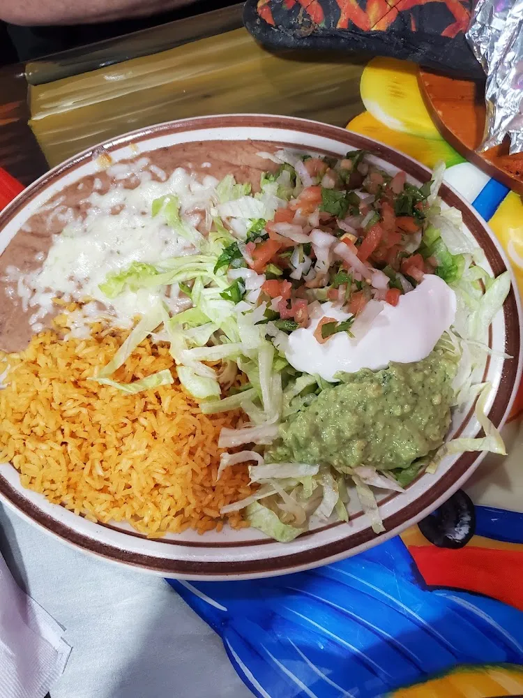 Beans and Rice for Fajitas
